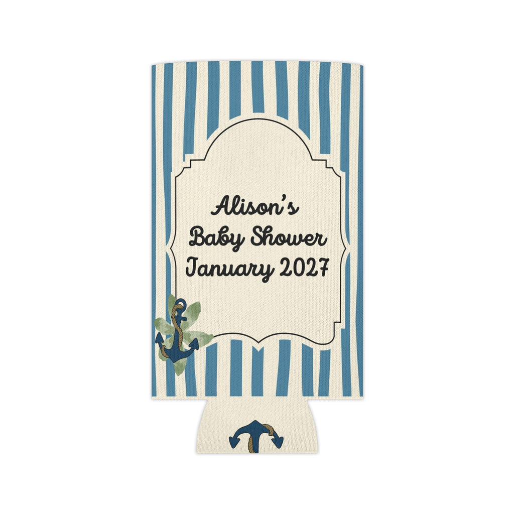 Personalized Baby On Board Can Cooler Custom Baby Shower Can Sleeve, Slim and Regular Can Sizes