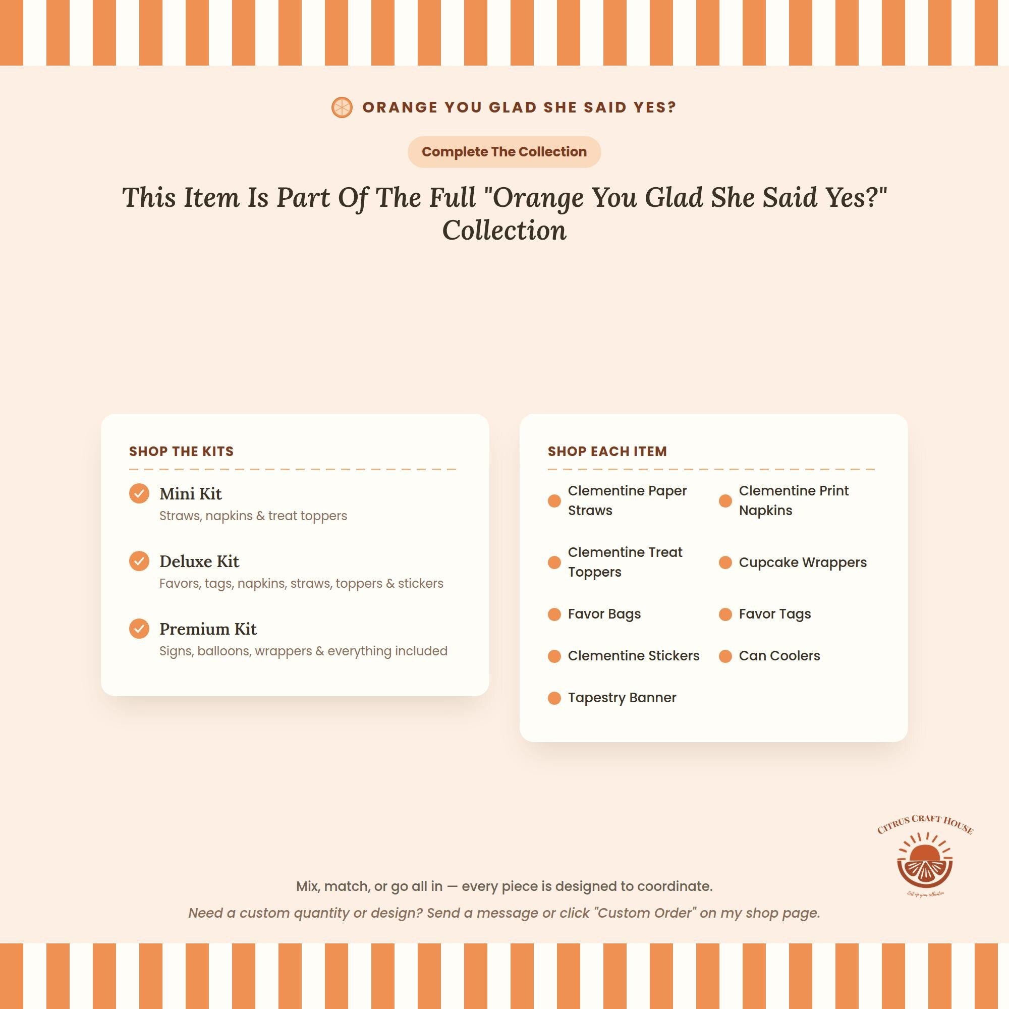 Personalized Orange You Glad She Said Yes? Can Cooler Custom Engagement Can Sleeve, Slim and Regular Can Sizes