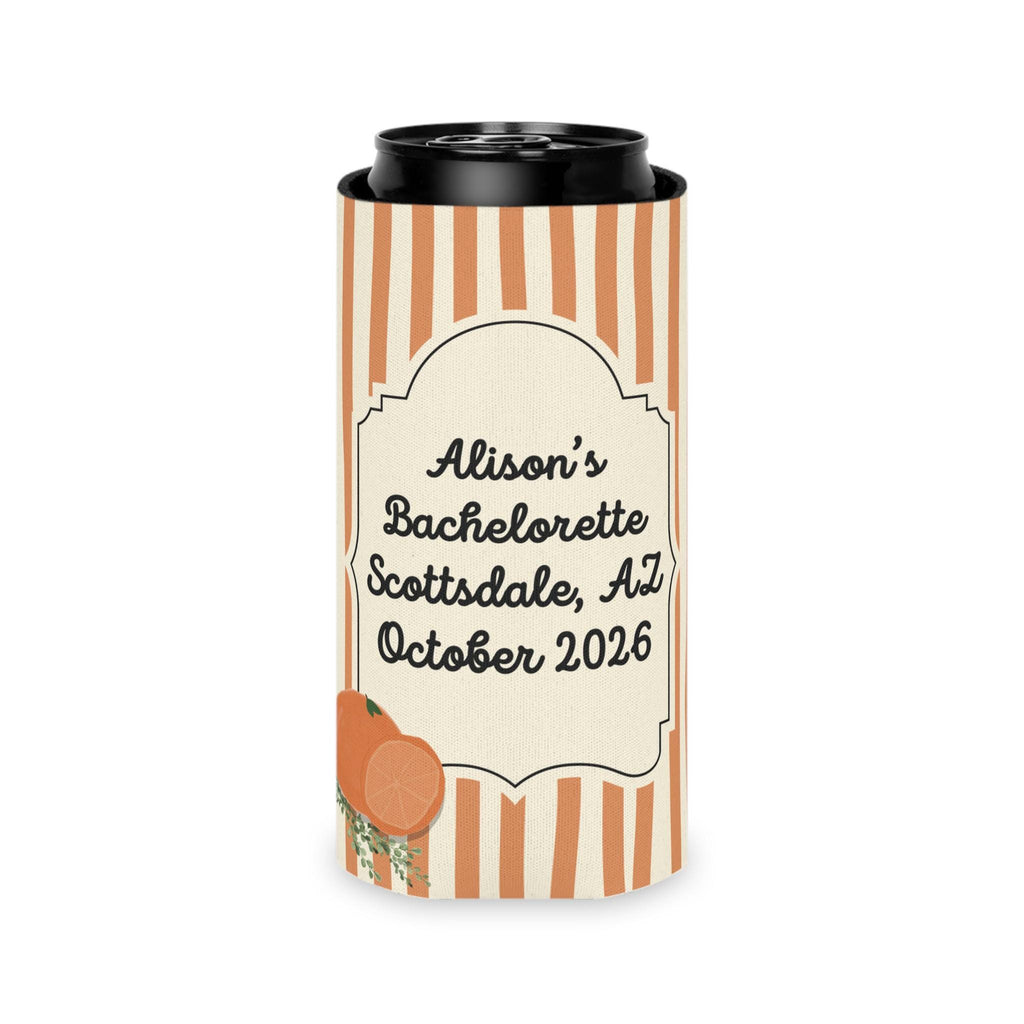 Personalized She Found Her Main Squeeze Can Cooler Custom Bachelorette Can Sleeve, Slim and Regular Can Sizes