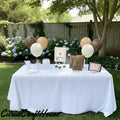 A baby is brewing party decor kit with favor bags, favor, tags, balloons, signs, napkins, paper, straws, cupcake, wrappers