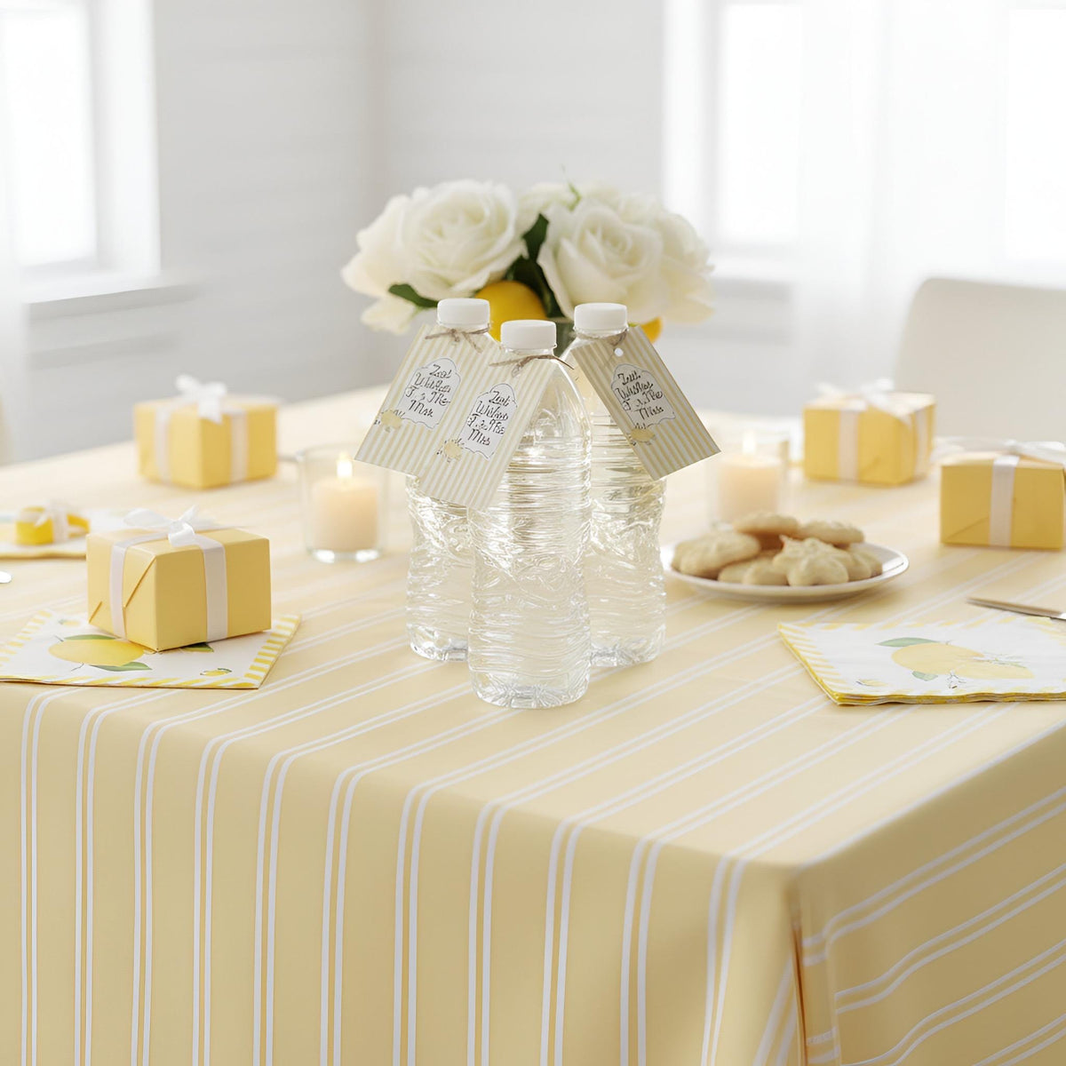 Zest Wishes for the Mrs. Bridal Shower Decor Kit | Lemon Bachelorette Party Set | Signs, Balloons, Favor Bags & More