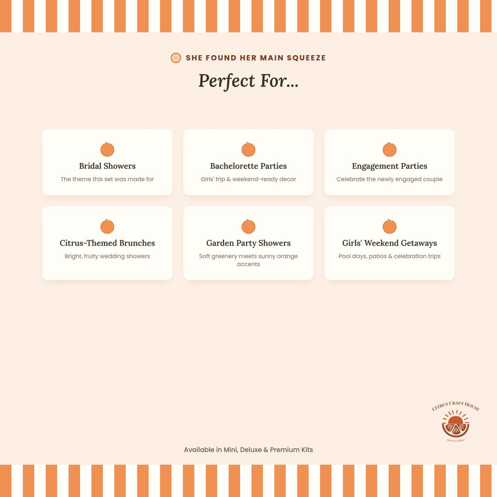 She Found Her Main Squeeze Favor Bags, Set of 12 – 6x9 Flat Kraft Paper Bags for Bridal Shower & Bachelorette Favors