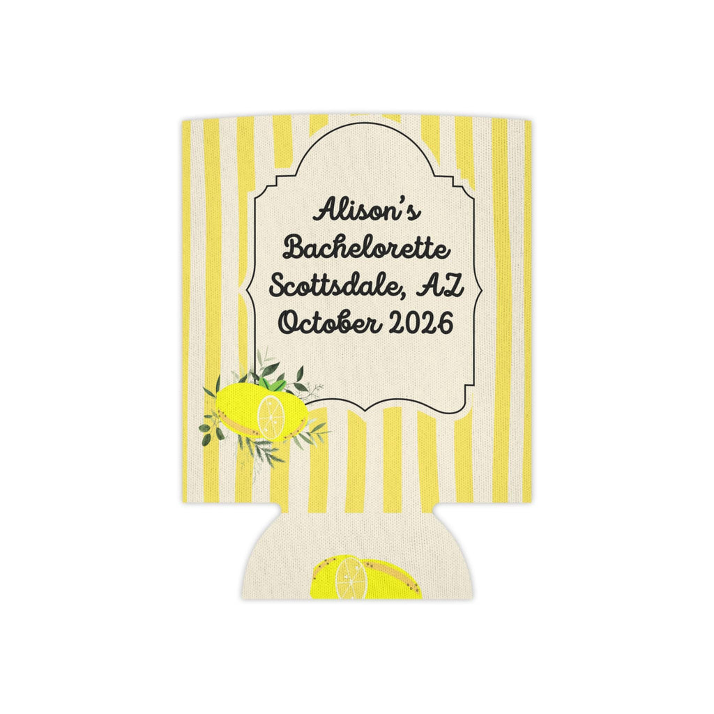Personalized She Found Her Main Squeeze Can Cooler Custom Bachelorette Bridal Can Sleeve Slim and Regular Can Sizes