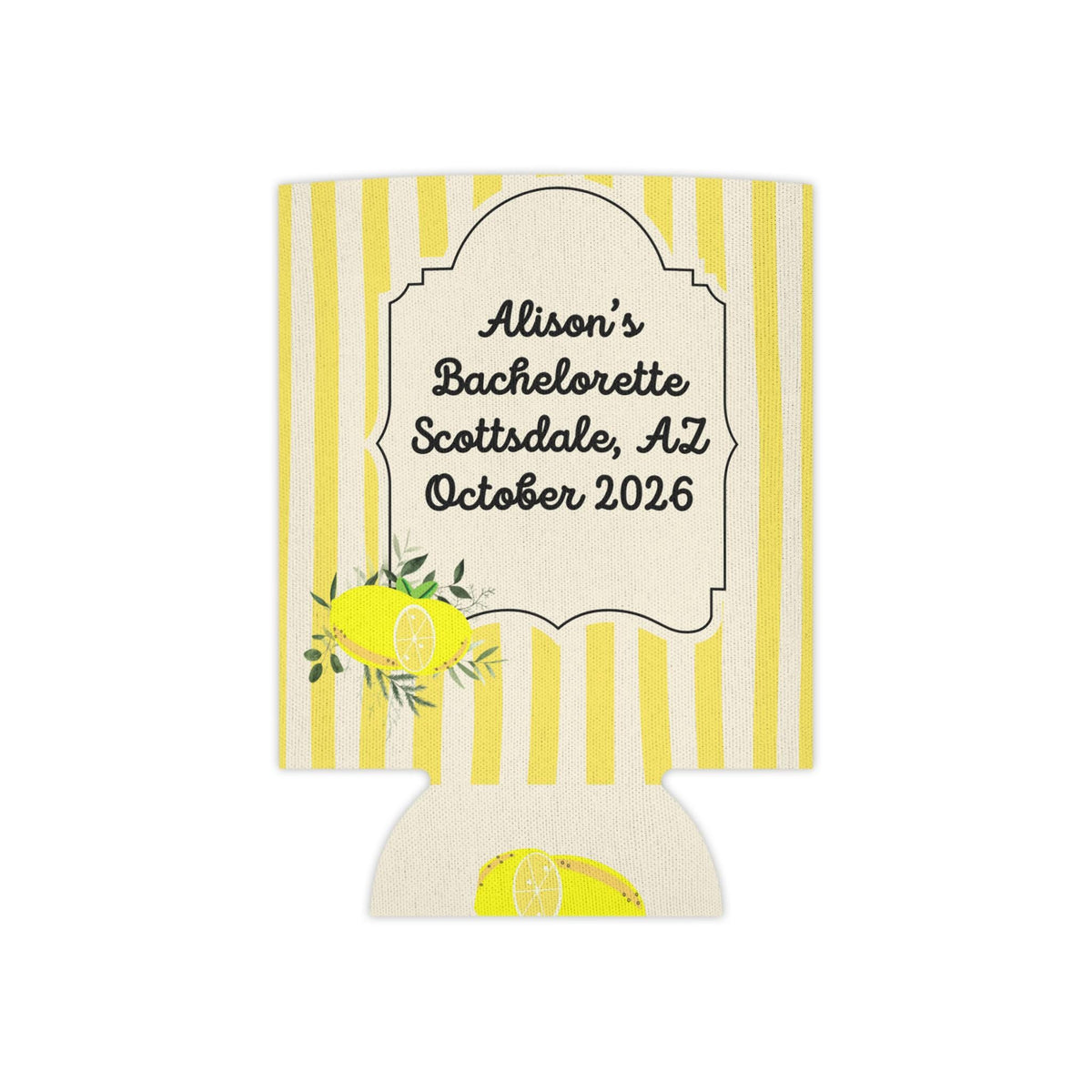 Personalized She Found Her Main Squeeze Can Cooler Custom Bachelorette Bridal Can Sleeve Slim and Regular Can Sizes