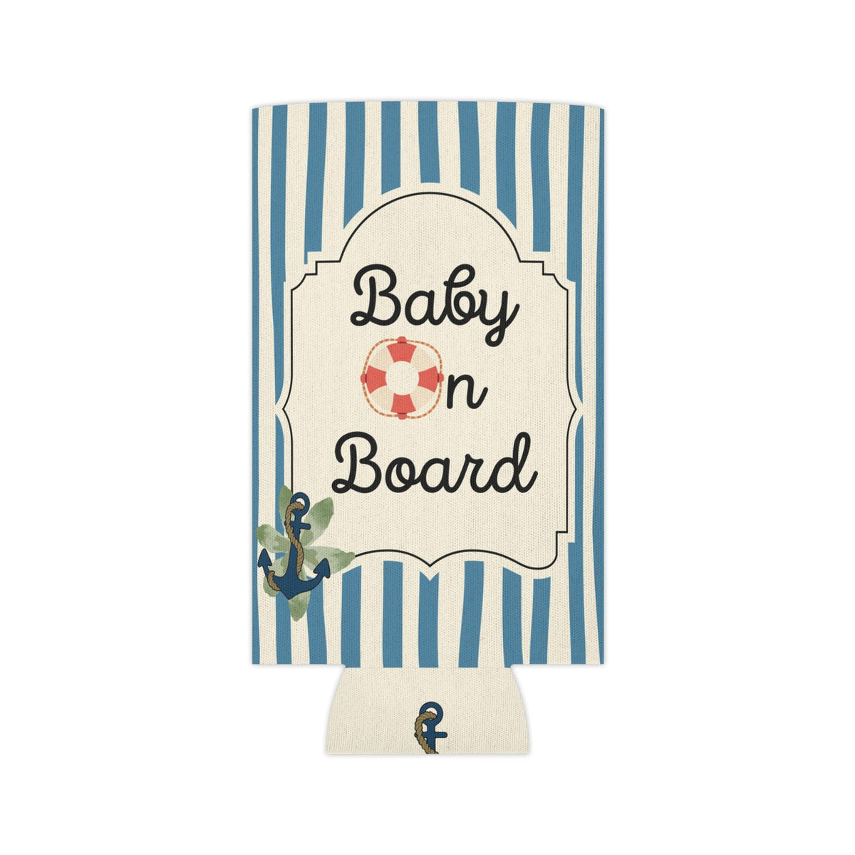 Personalized Baby On Board Can Cooler Custom Baby Shower Can Sleeve, Slim and Regular Can Sizes