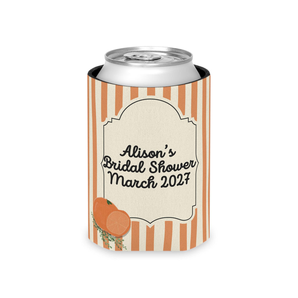 Personalized Zest Wishes for the Mrs Can Cooler Custom Bachelorette Can Sleeve, Slim and Regular Can Sizes