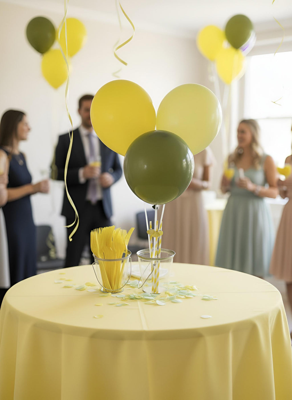 Our Little Lemon Drop Party Decor Kit | Lemon Baby Shower, Sprinkle, Birthday Set | Cardstock Signs, Latex Balloons & Favor Bags