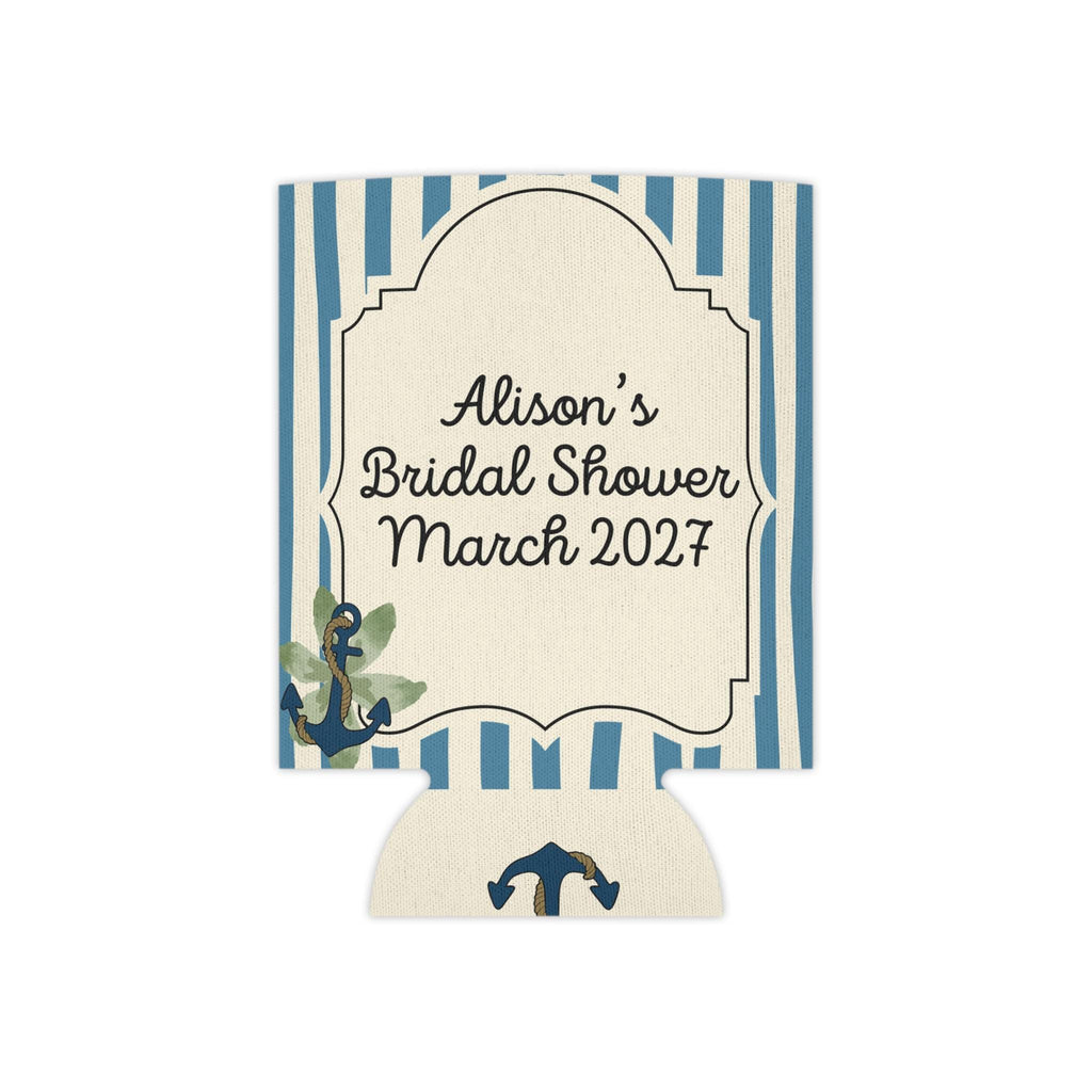 Personalized Ahoy to the Future Mrs Can Cooler Custom Bachelorette Bridal Can Sleeve Slim and Regular Can Sizes